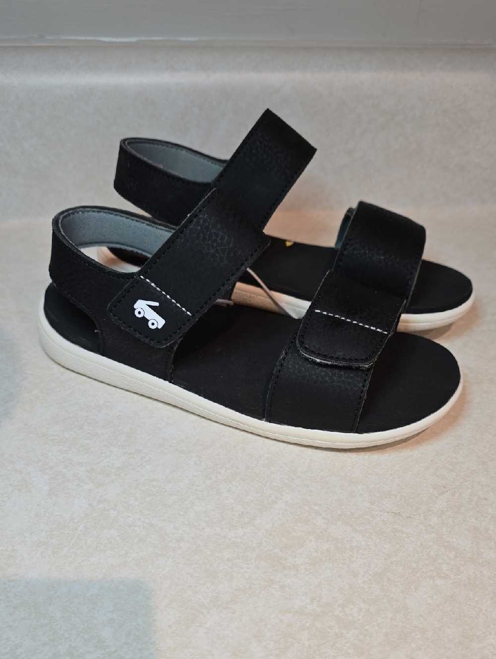See Kai Run Black Velcro Sandals